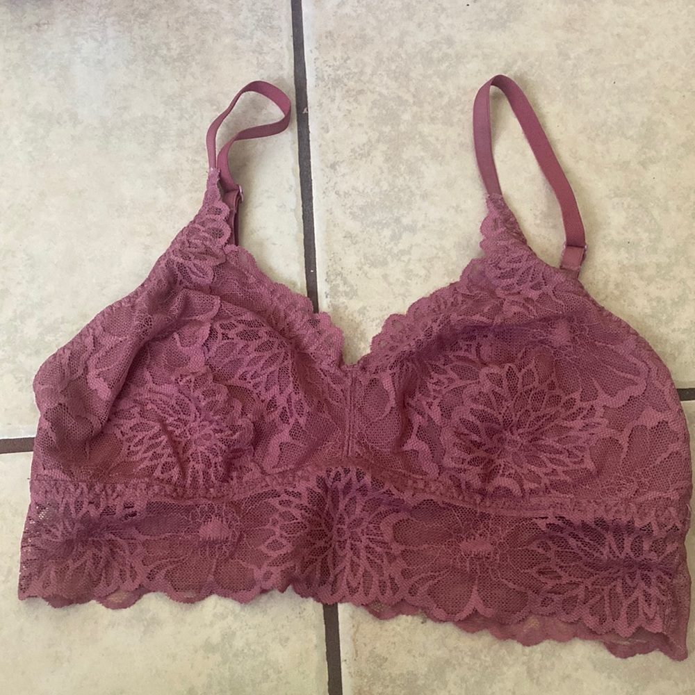 PINK Victoria’s Secret lace bralette medium